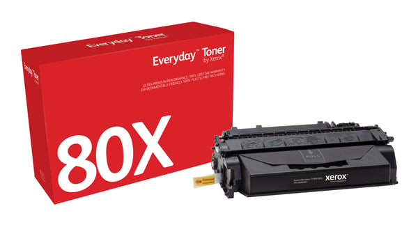 Everyday™ sprt Toner by Xerox compatible with HP 80X (CF280X), Høj kapacitet Everyday™ sprt Toner by Xerox compatible with HP 80X (CF280X), Høj kapacitet