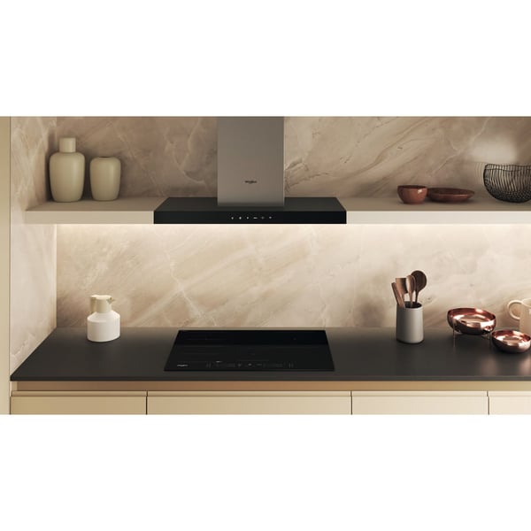 Whirlpool WF S1577 CPNE Musta Kiinteä 77 cm Keittoalueinduktioliesi 4 alue(tta)