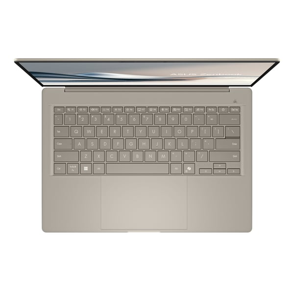 ASUS Zenbook A14 UX3407QA-QD305W Copilot+ PC Snapdragon X1-26-100 Bärbar dator 35,6 cm (14") WUXGA 32 GB LPDDR5x-SDRAM 1 TB SSD Wi-Fi 6E (802.11ax) Windows 11 Home tyska Beige
