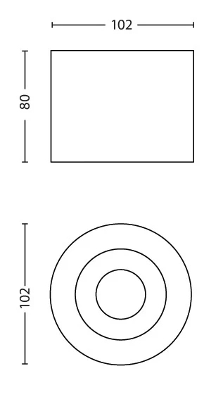 Philips Himmennettävä LED Phase kohdevalaisin