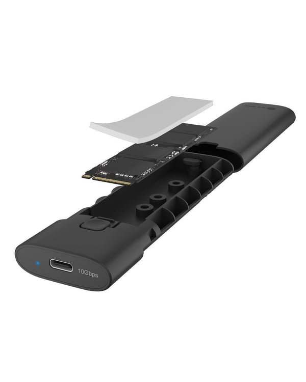 ICY BOX Spade Case 1806 SSD kabinet Sort M.2