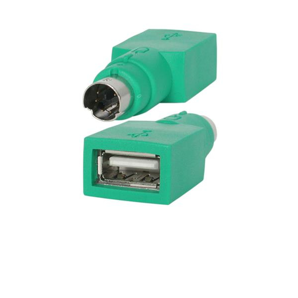 StarTech.com Erstatnings USB-mus til PS/2-adapter - Hun/Han - USB-mus til PS2-adapter - USB til PS2-adapter