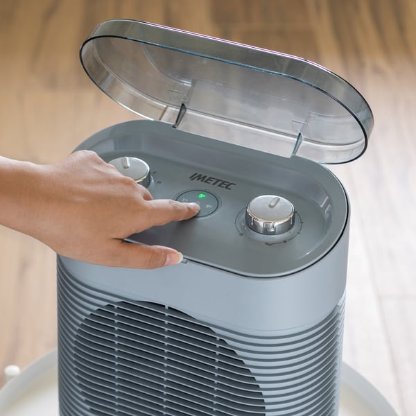 Imetec Silent Power Protection Indendørs Blå 2200 W Blæser med elektrisk områdevarmer