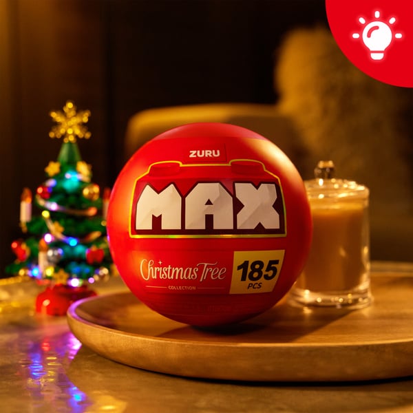 MAX Build more Premium byggeklodser til LED Christmas Tree