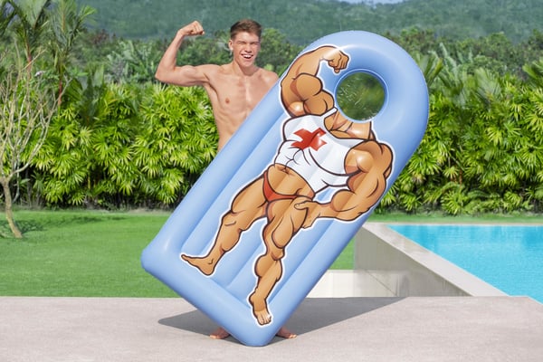 Bestway 43421 pool- och badmadrass Blå Bild PVC