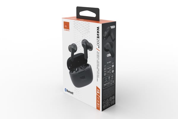 JBL Wave 200 TWS SVART