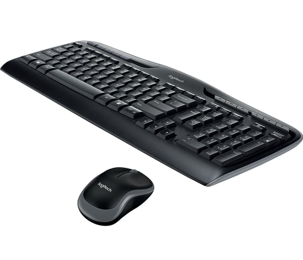 Logitech MK330 tangentbord Mus inkluderad Hem USB QWERTY Engelska (Storbritannien) Svart