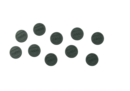 Nobo magnetiske whiteboardmagneter, pakke med 10 stk. 24 mm farvede magneter