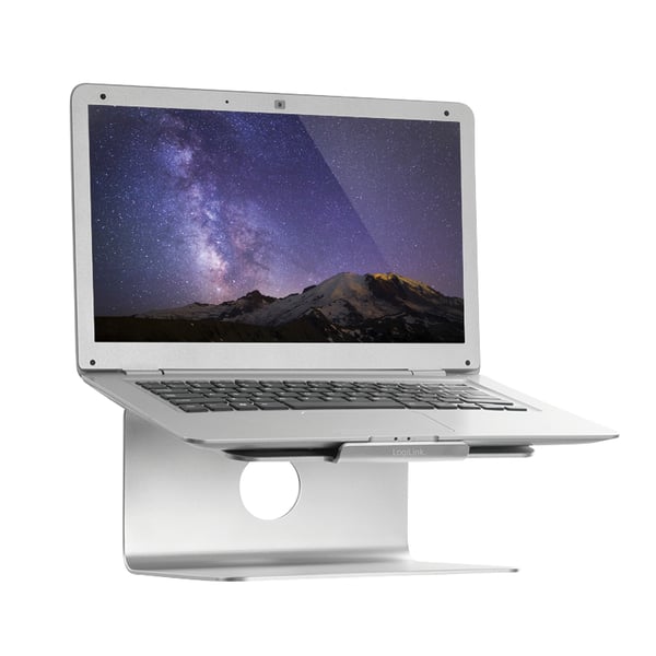 LogiLink AA0104 Ställ för bärbara datorer Ställ till bärbara datorer Silver 43,2 cm (17")