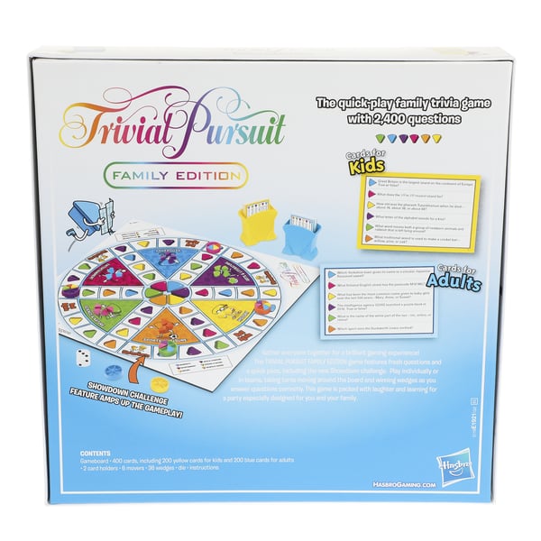 Hasbro Gaming Trivial Pursuit Family Edition