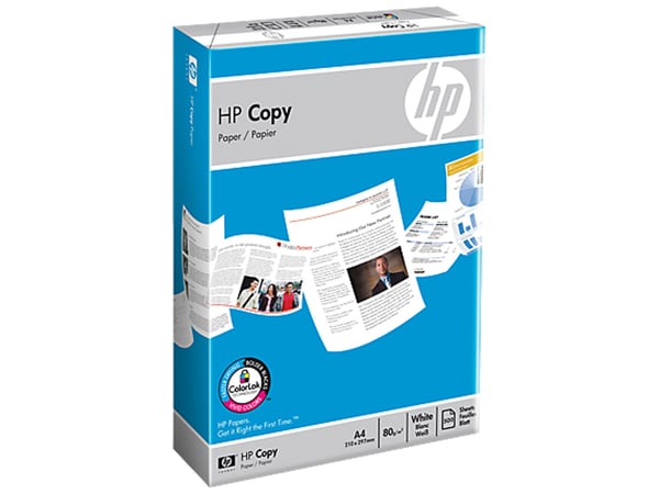 HP kopieringspapper 80 g/m2 - 500 ark/A4/210 x 297 mm