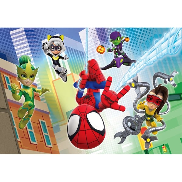 Clementoni Spidey & His Amazing Friends Puslespil 60 stk Tegneserier