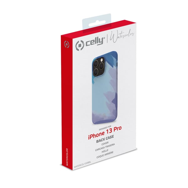 Celly WATERCOLOR iPhone 13 Pro mobiltelefon etui 15,5 cm (6.1") Cover Blå