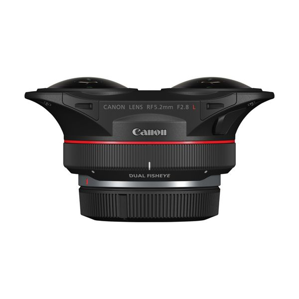 Canon RF 5.2 mm f2.8L Dual Fisheye SLR Vidvinkellinse Sort
