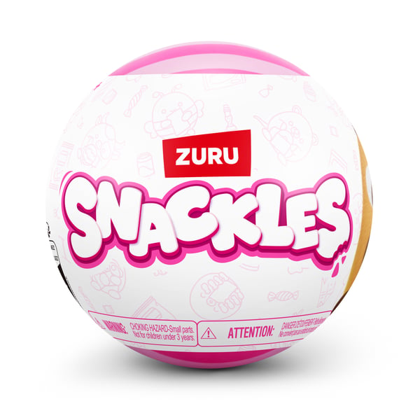 Snackles licenseret serie 3 12 cm plysdyr