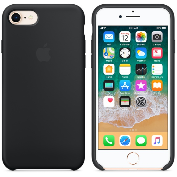 Apple MQGK2ZM/A mobiltelefon etui 11,9 cm (4.7") Designetui Sort