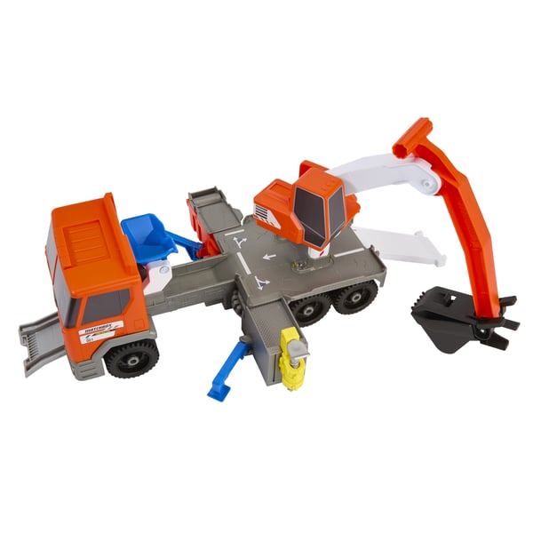 Matchbox Action Drivers Transforming Excavator