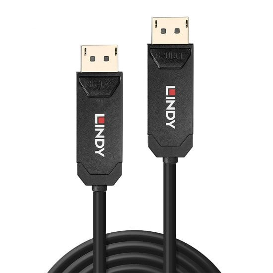Lindy 38523 DisplayPort kabel 30 m Sort