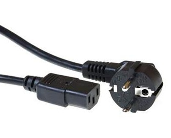 ACT AK5127 el-ledning Sort 10 m CEE7/7 C13 forbinder