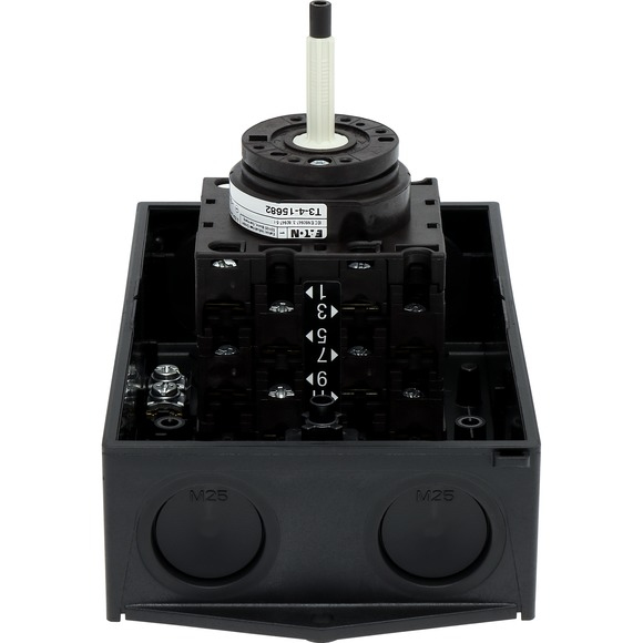 Eaton T3-4-15682/I2/SVB-SW Vippekontakt 6P Sort, Hvid