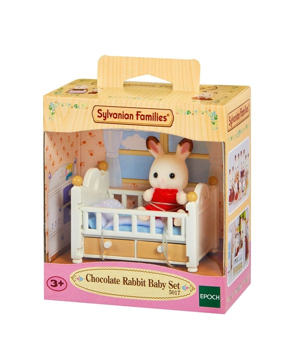 Sylvanian Families Sæt til Baby Chokoladekanin (babyseng)