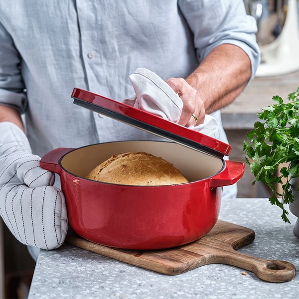 KitchenAid CC006060-001 suppegryde 5,2 L Rød Støbejern