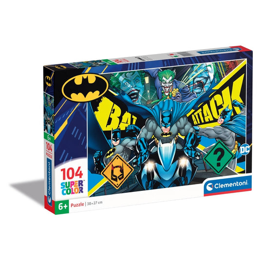 Clementoni Batman Puslespil 104 stk Tegneserier