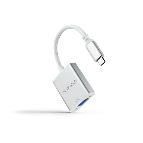 Nanocable 10.16.4101 USB grafisk adapter 1920 x 1200 pixel Sølv