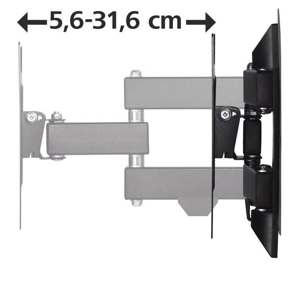 Hama 00118101 TV-kiinnike 121,9 cm (48") Musta