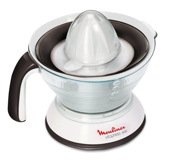 Moulinex PC300B elektroninen sitruspuristin 25 W Valkoinen, Harmaa