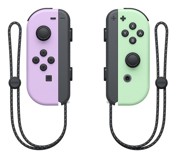 Nintendo Joy-Con Grøn, Violet Bluetooth Gamepad Digital Nintendo Switch, Nintendo Switch OLED