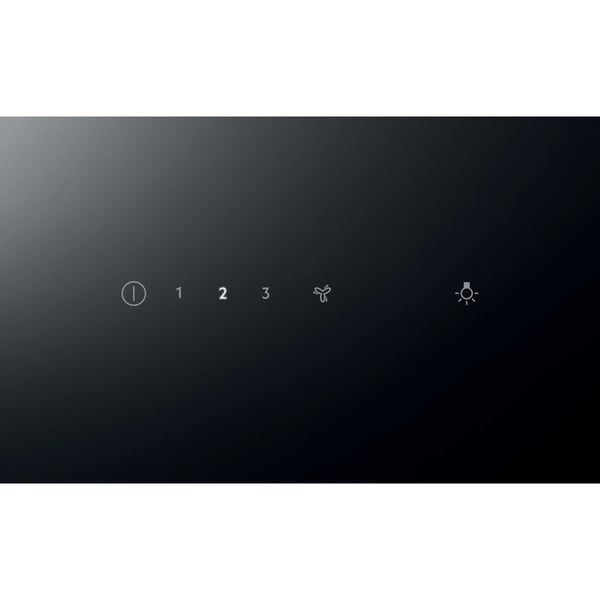 Electrolux Series 600 Hob2Hood 60 cm, Black Vægmonteret Sort 575 m³/t