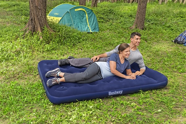 Bestway 67225 / 24 luftmadras Dobbelt madras Blå