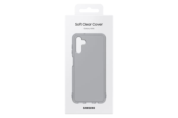 Samsung EF-QA047TBEGWW matkapuhelimen suojakotelo 16,5 cm (6.5") Suojus Musta, Läpinäkyvä