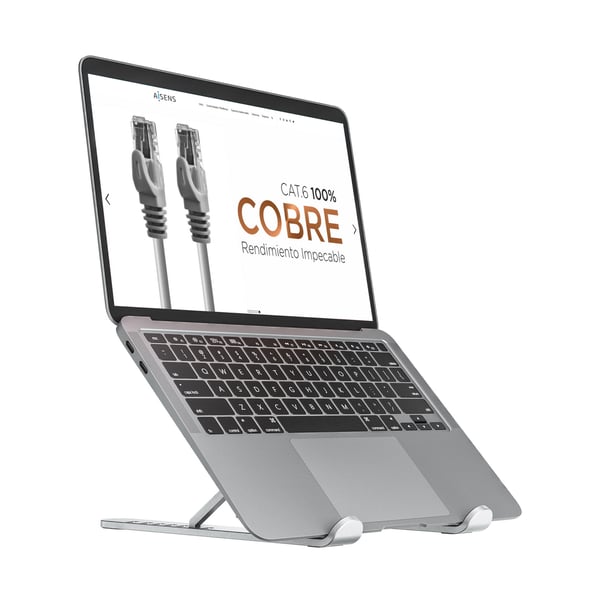 AISENS LPS1M-099 laptop stativ Sølv 38,1 cm (15")