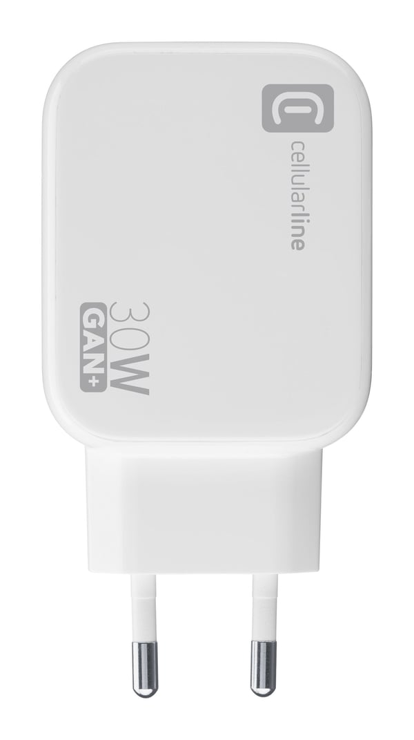 Cellularline Retractable Power 30W Kuulokkeet, Universaali Valkoinen AC Sisätila