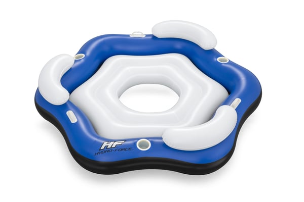 Bestway 43111 pool- och badmadrass Blå, Vit Mönstrad Vinyl Flytande ö