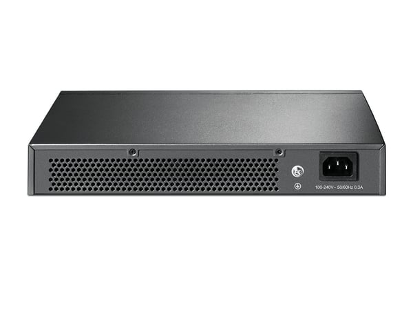 TP-Link TL-SG1016DE Hallittu L2 Gigabit Ethernet (10/100/1000) 1U Musta