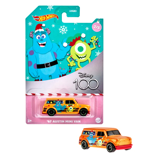 Hot Wheels Hot Wheels-legetøjsbil, underholdningstema, køretøj i størrelsesforholdet 1:64 (design kan variere)