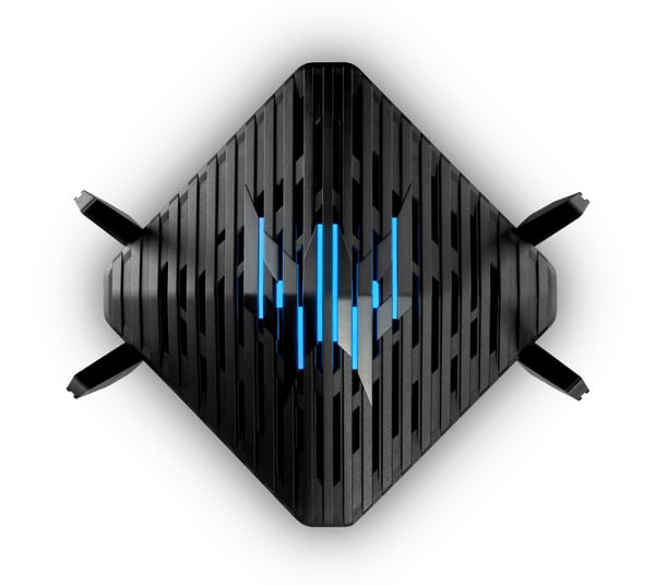 Acer Predator Connect W6 Wi-Fi 6 trådløs router Gigabit Ethernet Dual-band (2,4 GHz / 5 GHz) Sort