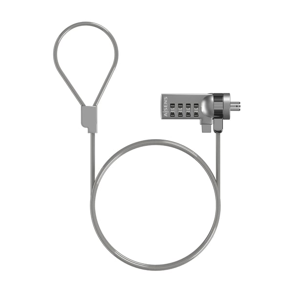 AISENS ASLK-D40N01-SL kabellås Silver 1,5 m