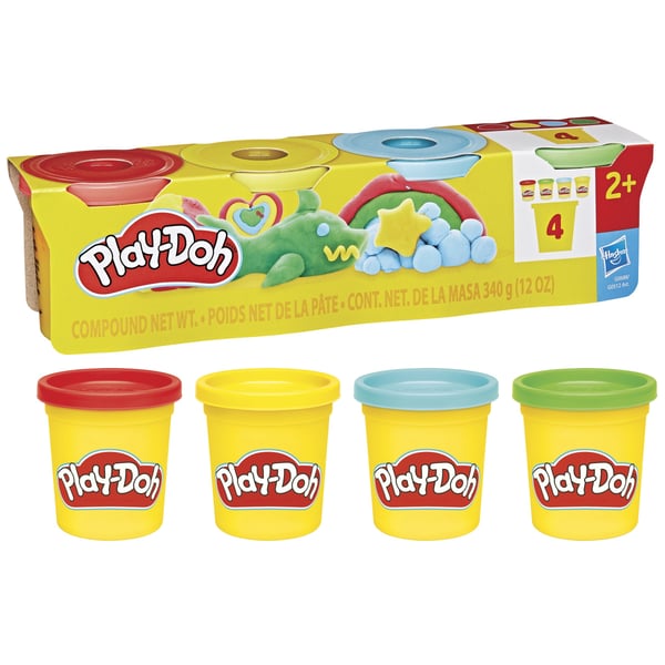 Play-Doh Classic-pakke med 4 bøtter