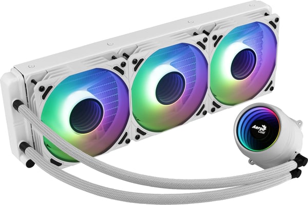 Aerocool Mirage L360 Processor Allt-i-ett vätskekylare Vit 1 styck