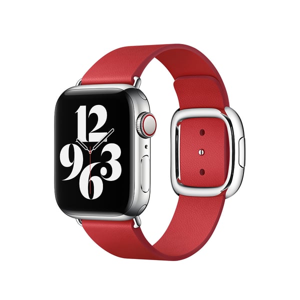 Apple MY662ZM/A Smart bærbart (wearable) tilbehør Band Rød Læder