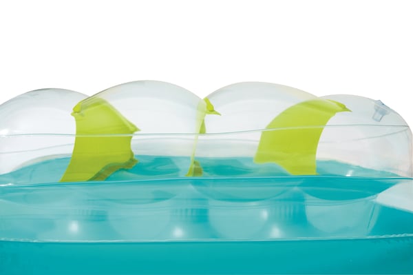 Bestway 43015 pool- och badmadrass Grön, Transparent, Gul Vinyl