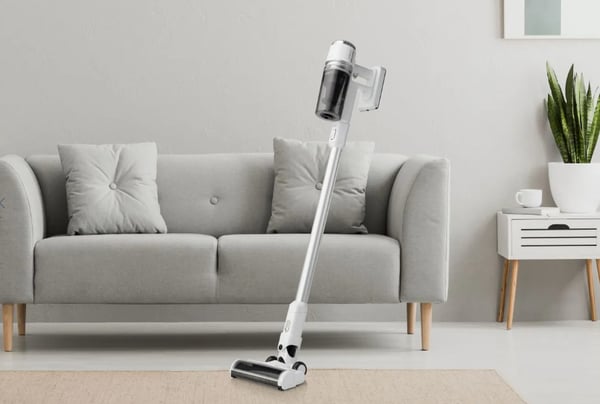 Hisense 738224 upprättstående dammsugare och elektrisk sopborste Skaftdammsugare, 2-i-1 Batteri Torr Utan påse 0,5 l 110 W Vit