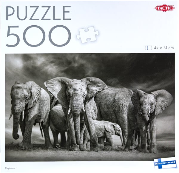 Tactic Lovers Elephants Kuviopalapeli 500 kpl Eläimet
