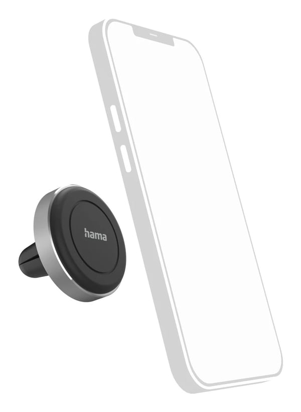 Hama Magnet Passiv holder Mobiltelefon/Smartphone Sort, Sølv