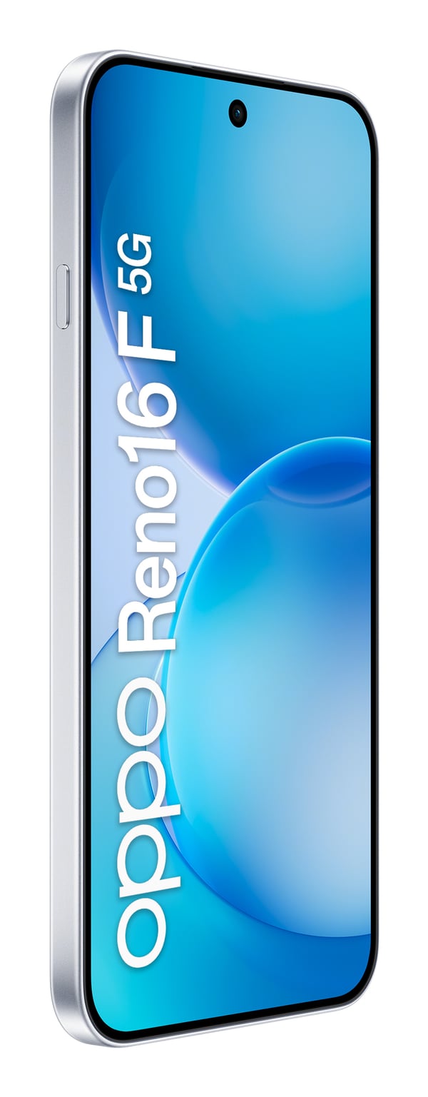 OPPO Reno16 F 5G 16,7 cm (6.57") Dual SIM Android 16.0 USB Type-C 8 GB 256 GB 6500 mAh Hvid