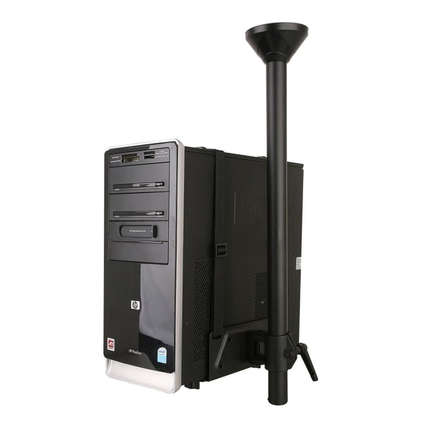 Techly ICA-CS 63 CPU holder Skrivebordsmonteret CPU-holder Sort
